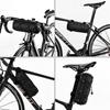 YMJOGGUE Bicycle Front Handlebar for Road Bikes and Mountain with Shoulder Small Item Easy Installation Bag, Bag, Waterproof, Compact, Lightweight,
