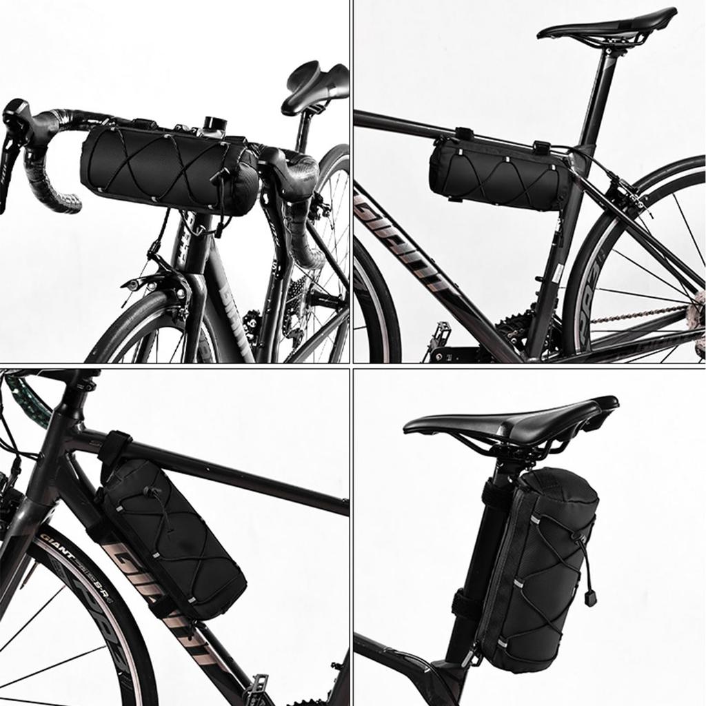 YMJOGGUE Bicycle Front Handlebar for Road Bikes and Mountain with Shoulder Small Item Easy Installation Bag, Bag, Waterproof, Compact, Lightweight,