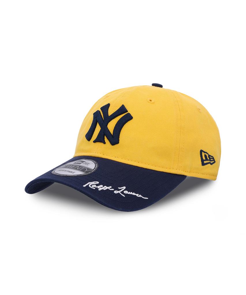POLO RALPH LAUREN Кепка из твила Yankees Желтая