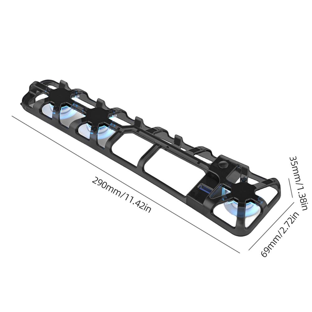 Охлаждающий вентилятор со светодиодной подсветкой и 3 вентиляторами, охлаждающие игровые аксессуары, USB DC 5V, задний охлаждающий вентилятор для игровой консоли PS5 Slim