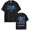 Rapper Bad Bunny Tour 2026 Debi Tirar Mas Fotos DTMF Merch TShirts Unisexs Fashion Hip Hop Pop Music Short Sleeve Streetwear