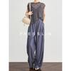 Women's Modal Pleated High-Waisted Wide-Leg Pants