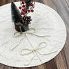 18 In Knitted Christmas Tree Skirt Round Christmas Tree Carpet Christmas Tree Mat  Shopping Mall
