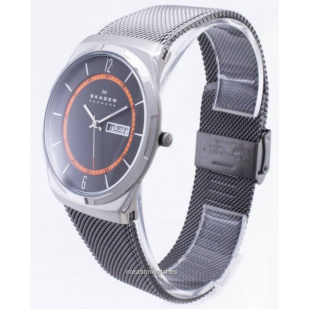 Skagen Мужские часы Melbye в титановом корпусе с сетчатым ремешком SKW6007