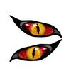 3D Simulation Cat Eye Stickers Reflective Eye Rearview Mirror Stickers Simulated Cover Scratches Car Stickers Pair Pack F-31