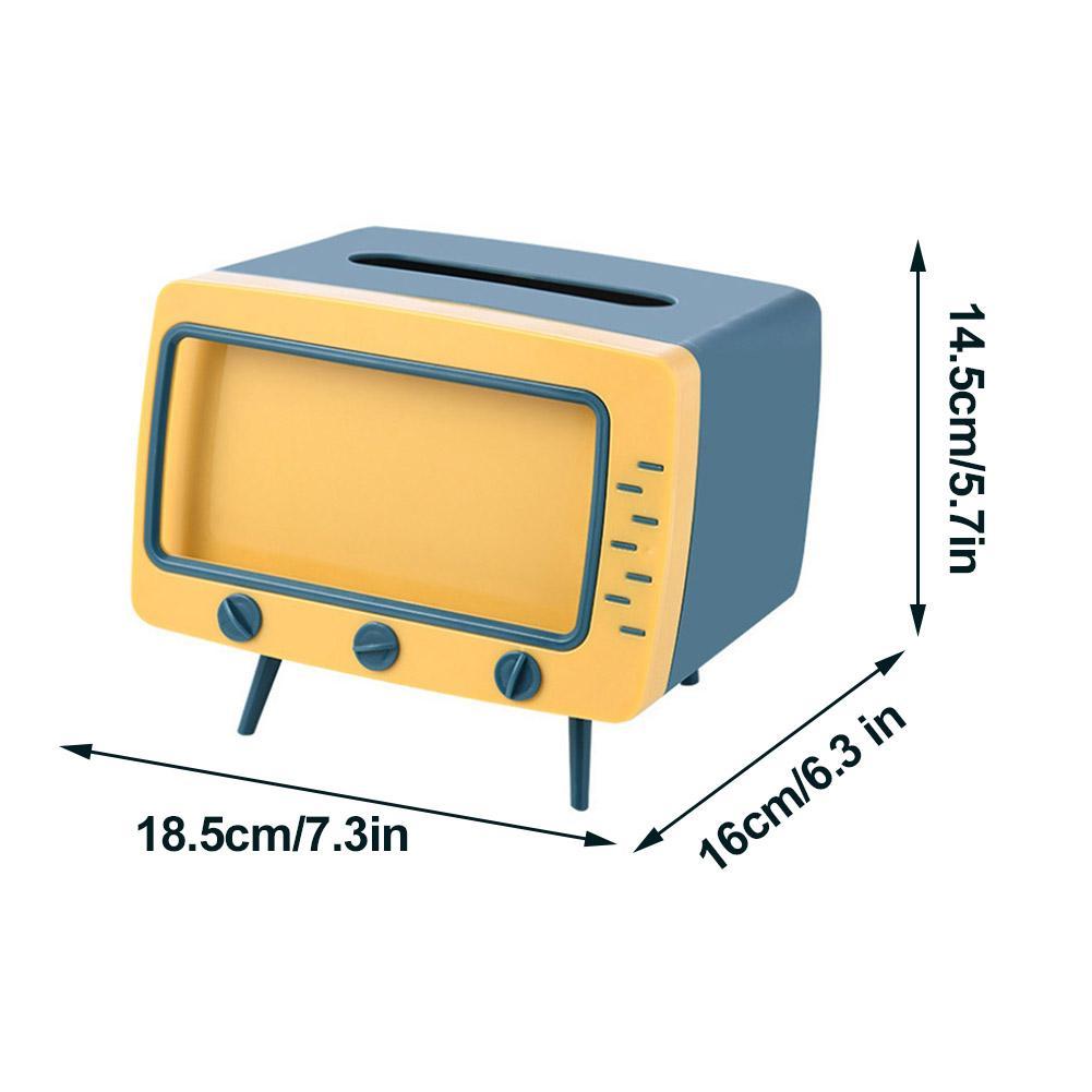 Новый органайзер для ТВ-салфеток с держателем для мобильного телефона, настольный держатель для бумаги, диспенсер, креативный держатель для салфеток, чехол для салфеток