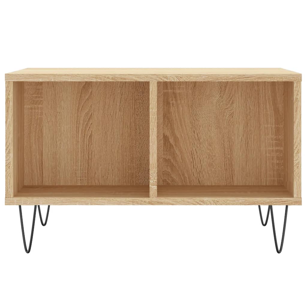 Coffee Table Sonoma Oak 60 x 50 x 36.5 cm Particleboard