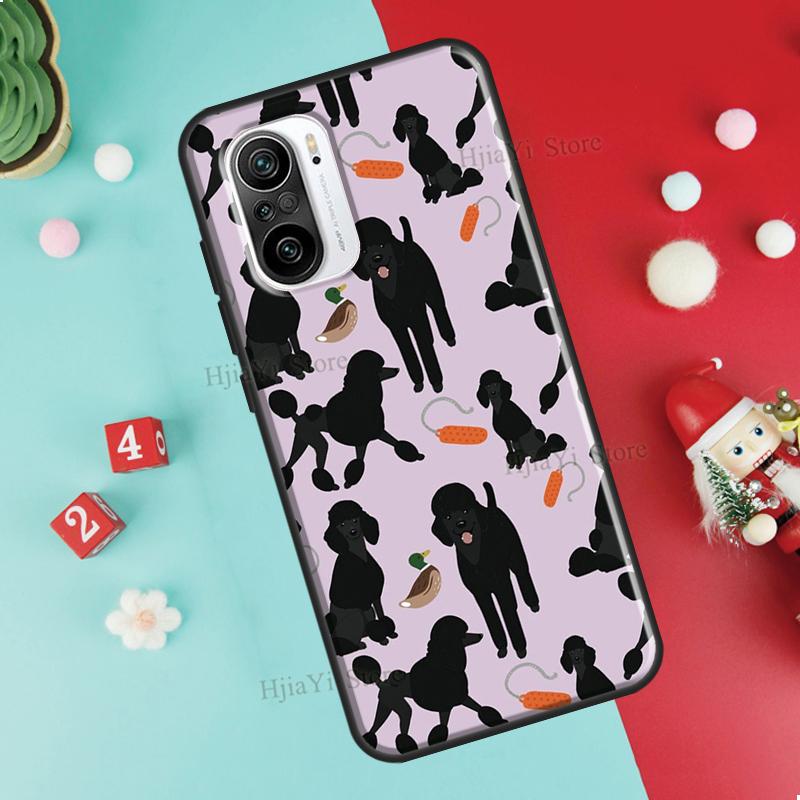 Poodle Dog Cartoon Case For Xiaomi 11T 12T Pro 12X 12 13 Lite Cover For POCO X5 X3 X4 F5 Pro F3 F4 GT M5s C40