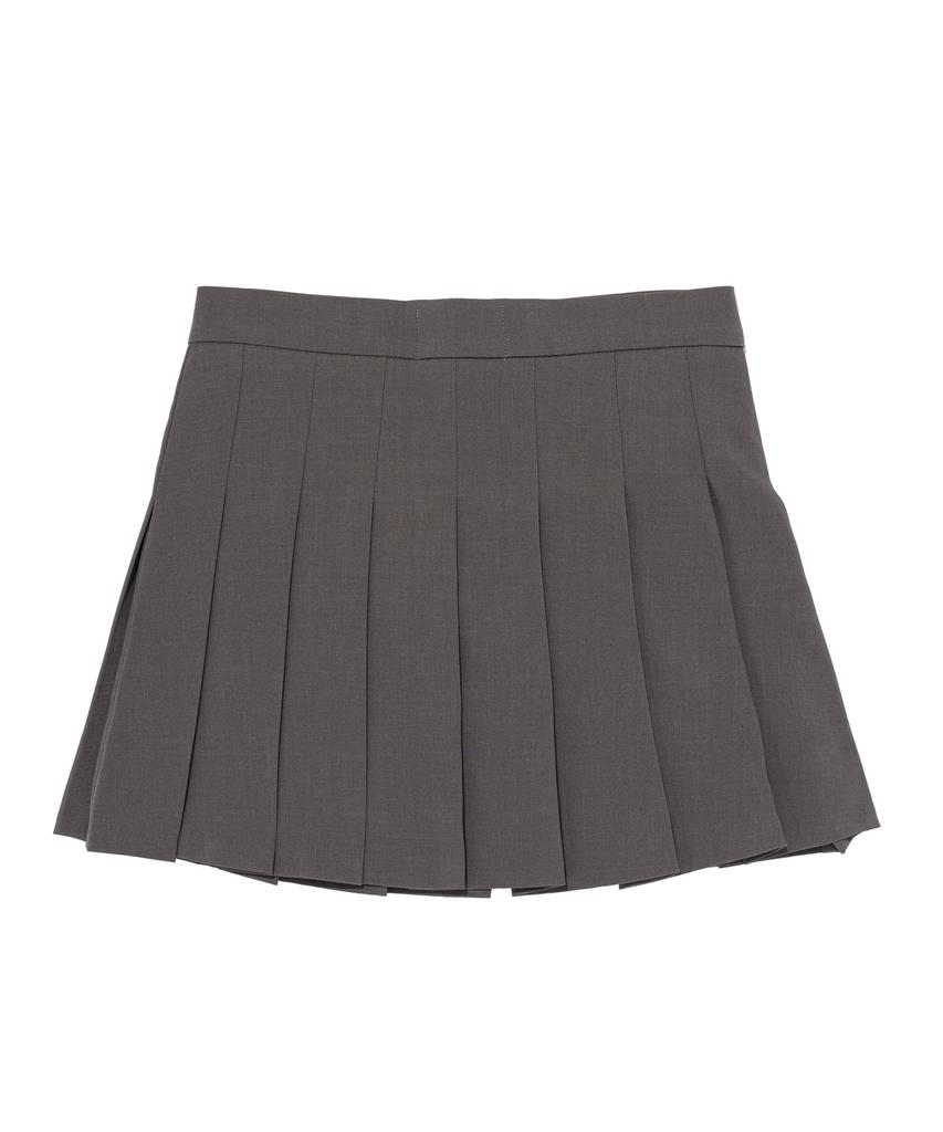 Road Road Preppy Pleated Tennis Miniskirt (Gray)