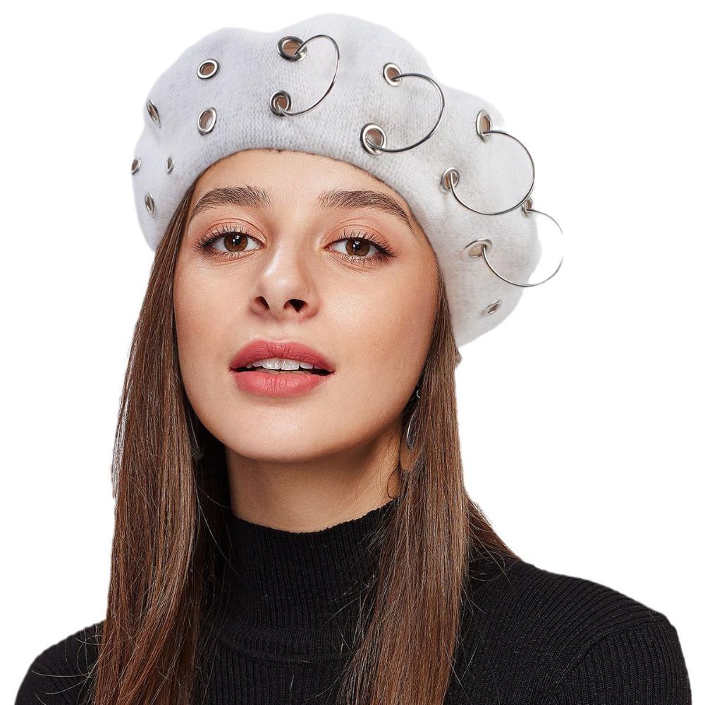 Vintage Dome Beret Round Pumpkin Painter's Hat Personality British Cap Women