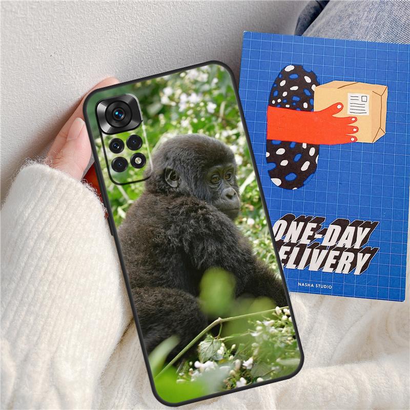 Monkey Gorilla Ape Baby Funda For Xiaomi Redmi 14C 10C 12C 13C Redmi Note 14 Pro 9 10 11 12 10S 11S 12S 13 Pro Case