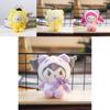 Плюшевая брелок-игрушка Sanrio Мягкая и милая Дизайн Kuromi Для фанатов аниме