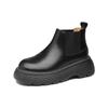 Cigarette Boots Women's New Soft Leather Platform Short Boots In Autumn and Winter