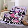 1pc Kuromi's Cozy Corner Blanket, Seasonal Home Decorative Throw for Room, Cute Gift Idea, Living Room, Travel, Camping, Car Blankets, Beach, Office N