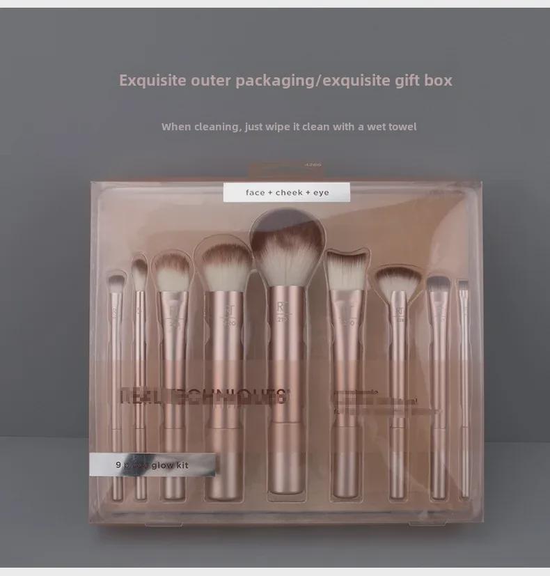 RT Series 4266 Makeup Brush Set - Includes Soft Loose Powder, Blush, and Eyeshadow Brushes
