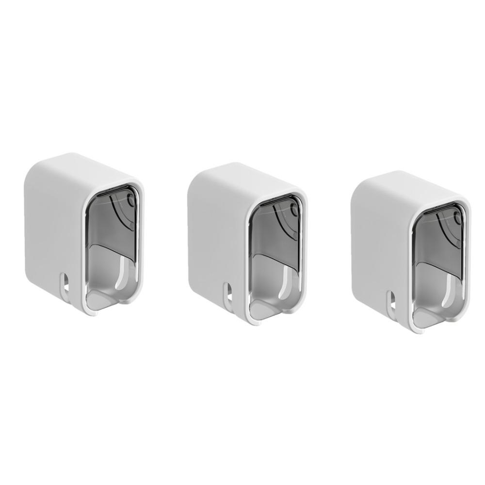 3 шт. Пластиковая подставка для хранения электрических зубных щеток без сверления для дома