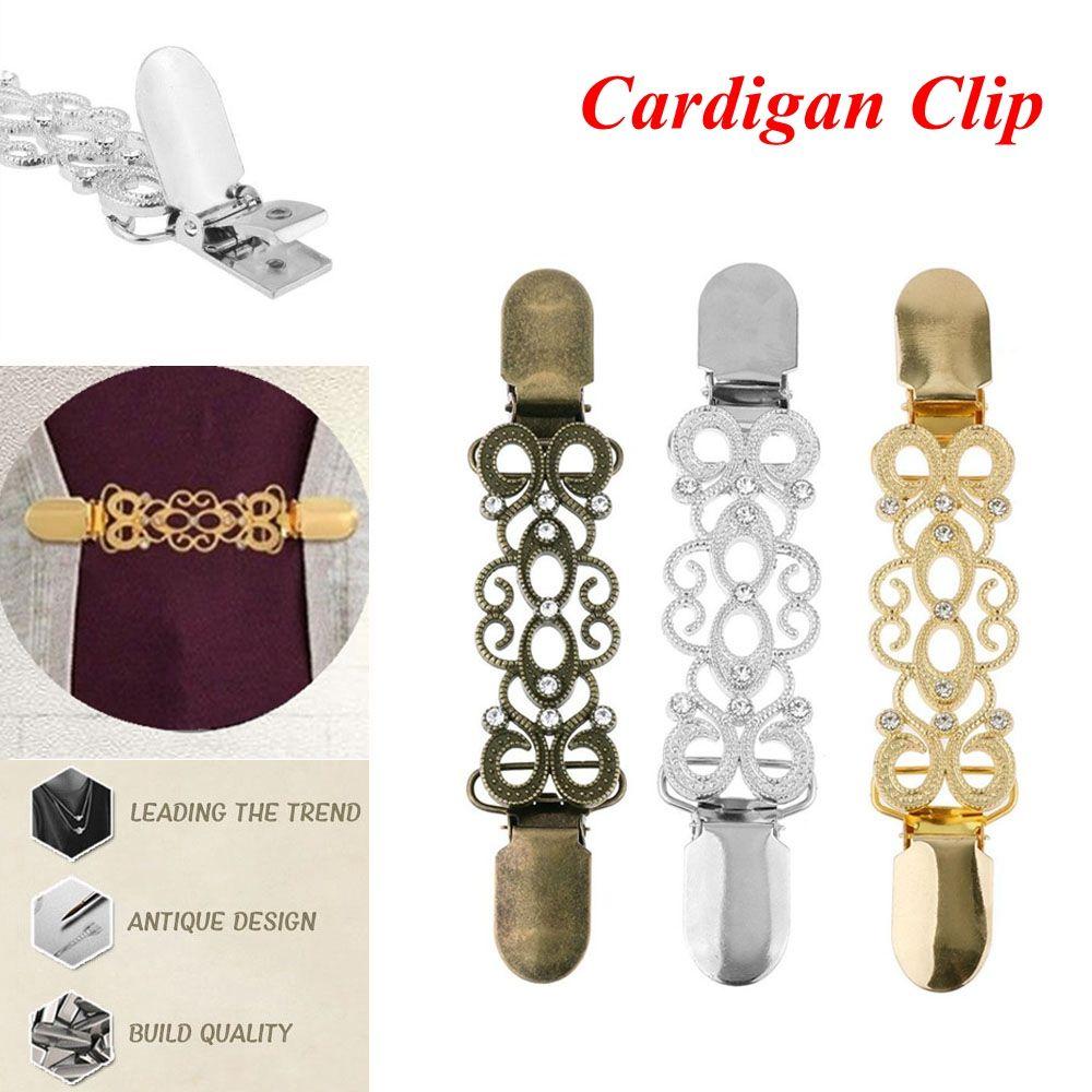Trendy Shirt Collar New Retro Cardigan Clip Duck Clip Clasps Sweater Blouse Pin Shawl Brooch