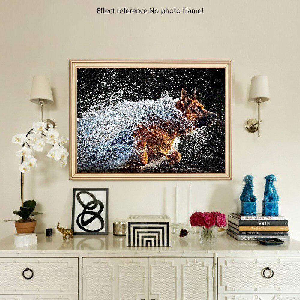 Алмазная вышивка животное полная круглая алмазная живопись собака мозаичная картина