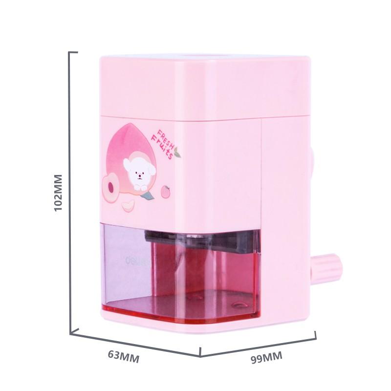 Automatic Pencil Sharpener, Rotary Blade Sharpener, Automatic Lead Removal Pencil Sharpener, Children's Stationery, Exam Birthday Back to Pink