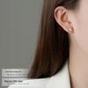 Серьги Banyan Tree S925 Silver Circon Crypt & Diamond для женщин - элегантный и милый дизайн высокого класса