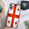 Мягкий чехол с флагом Грузии для iPhone 16 Pro Max 13 12 Mini XS Max X XR 11 15 Pro Max 14 Plus Задняя крышка