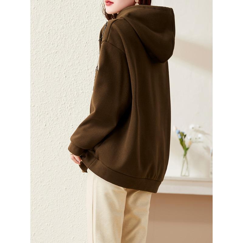 DIMANAF 2023, новинка, большие размеры, женские толстовки и свитшоты с принтом, блестящая шляпа, свободные осенние базовые топы с длинными рукавами и круглым вырезом, новый пуловер