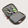 PU Leather Lure Wallet Bag Carrying Case Fishing Bag Outdoor Sports Jig Spinner Bag  Tackle Bag