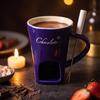 Керамическая кружка для шоколадного фондю | Нагрев свечой, Чашка, для десерта Темно-синяя