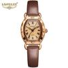 LONGLUX новые роскошные женские часы высшего бренда с коробкой типа бочонка, водонепроницаемые женские кварцевые часы в стиле ретро
