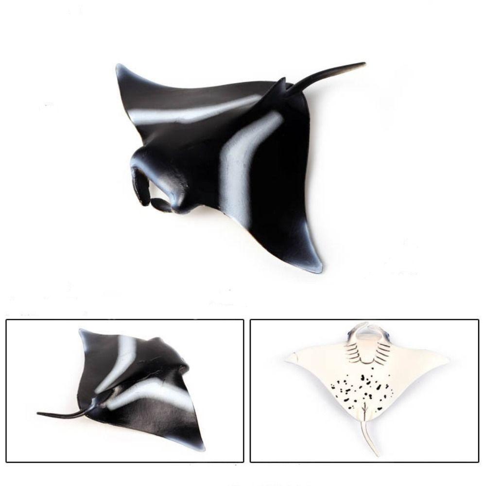 Fish Model Manta Ray Model Simulation Sea Life Action Figurines Ocean Animal Figures  Kids Toy