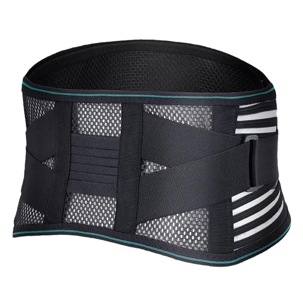4 Steel Stays Lumbar Support Belt Compression Fitness Waist Protector Lower Back Brace Men Women