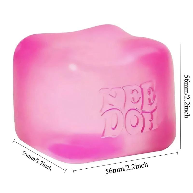 Needoh Nice Cube Антистресс Сенсорный, Игрушка от Тревоги и Для Концентрации, Сенсорный Куб Настольный Для Взрослых И Детей