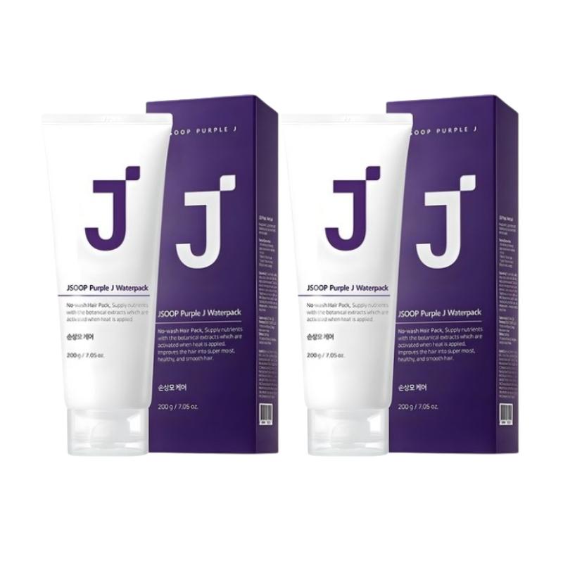JSOOP Purple J Протеиновая несмываемая маска для волос 200г | Комплекс из 5 протеинов и защита от термического повреждения | Несмываемое средство для ухода за кончиками волос