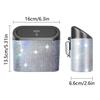 Bling Rhinestones Auto Unbrella Storage Box Removable Vehicle Hanging Dust Case  Seat Back