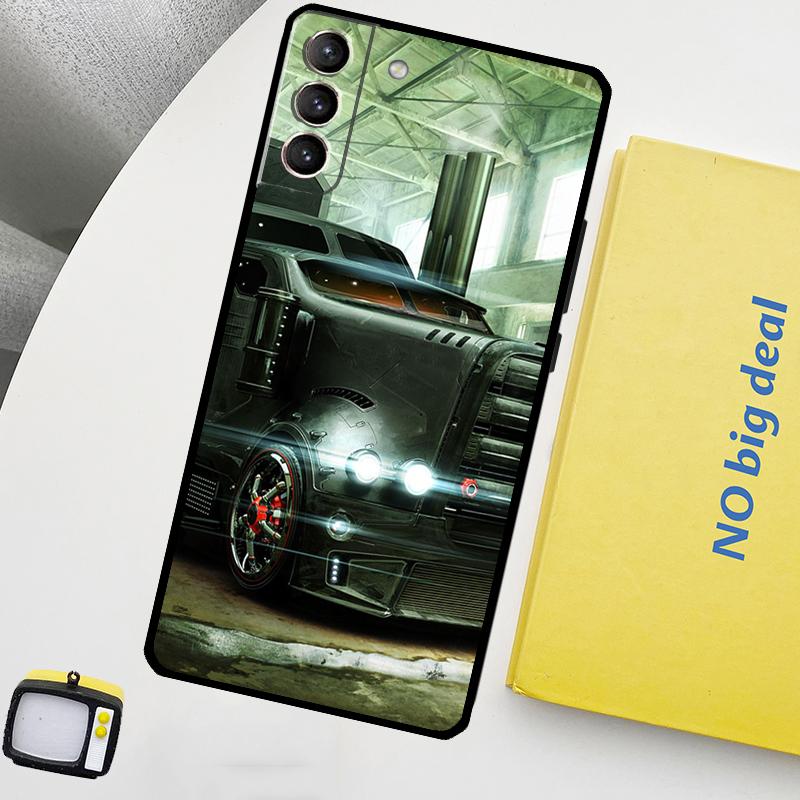 Cool Heavy Truck Car Phone Case For Samsung Galaxy S24 Ultra S20 S21 S22 S23 Plus S9 S10 S24 FE S25 Ultra Cover