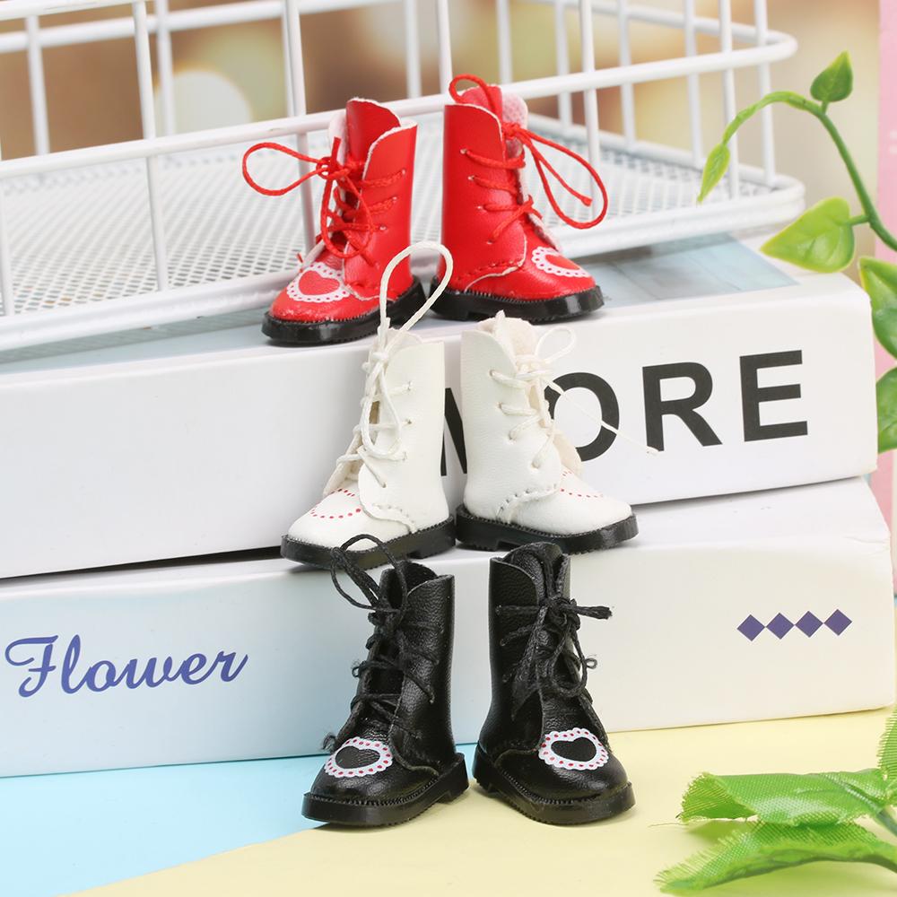 Bandage Birthday Gifts Children Doll Accessories 1/6 Doll Doll Boots PU Leather Shoes Shoes