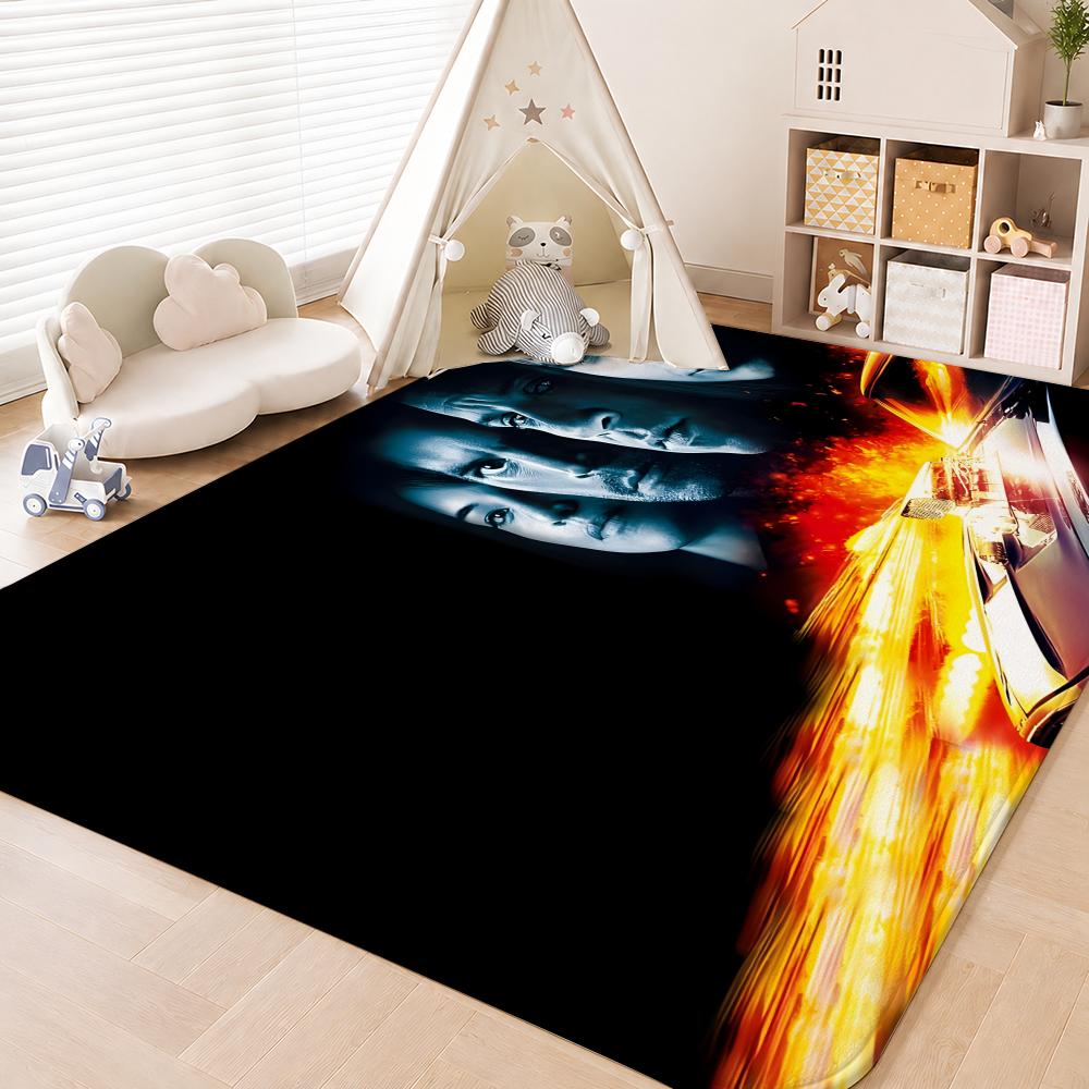 The Fast And The Furious Movie Floor Mat Floor Mat Soft Flannel Non-Slip Door Rug for Living Room