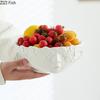Скульптура девушки Фруктовница Креативный белый поднос для хранения Десертная тарелка Тарелка для фруктов Гостиная Журнальный столик Бытовой фруктовый поднос