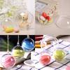 5pcs Clear Plastic Baubles  Christmas Baubles Sphere Fillable  Tree Ornament