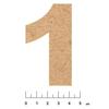 Adhesive MDF Wood Number 7.5cm Number 1