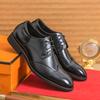 Men's Business Black Dress Casual Shoes Men Fashion Wedding Shoes Mens Comfortable Oxford Shoes Office Formal Luxury Men Shoes