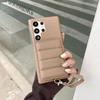 Роскошный чехол-кошелек на шнурке для Samsung Galaxy S21 FE S22 S23 Plus Note 20 Ultra A52 A53 A54 5G Кожаная обложка с узором личи