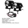 2Pcs Motorcycle Headlight Waterproof LED Spotlights Multi-Mode Switch LED Driving Fog Lights for Car Truck ATV Tractor