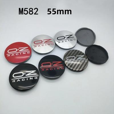 4 шт. 55 мм M582 Центральные колпачки колес автомобиля O.Z OZ Racing Спортивный значок Логотип Колпачки ступиц колес Колпачки дисков Пылезащитные крышки Аксессуары для автомобиля