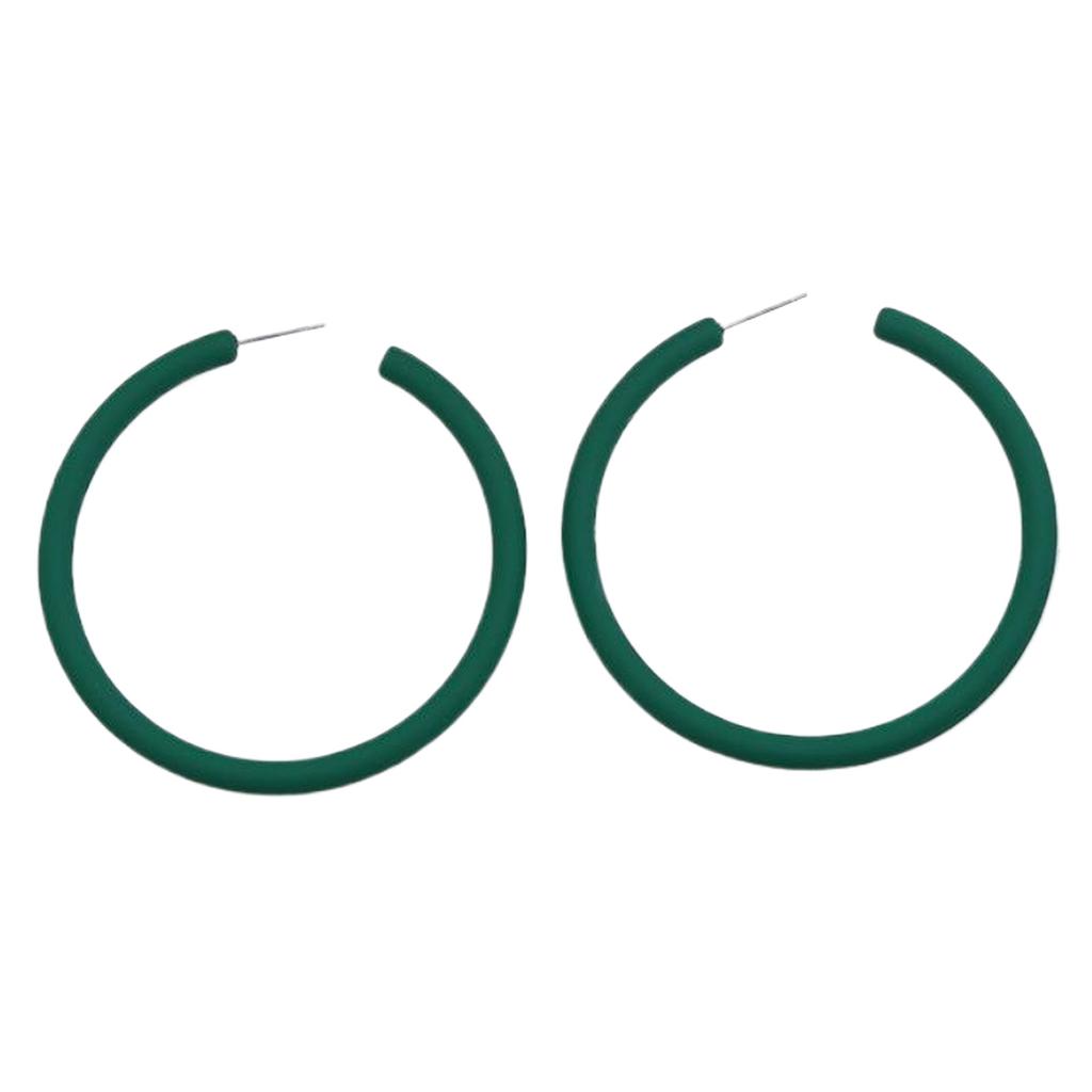 Элегантные круглые серьги-кольца, переносные серьги, модные серьги с акриловой текстурой, подходящие для повседневных или официальных случаев