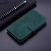 Solid Color Skin Leather Phone Wallet Case Book Stand For iPhone 14 Samsung Xiaomi Google Women Men Green Card Slot Magnetic Shockproof Flip Cover Bag