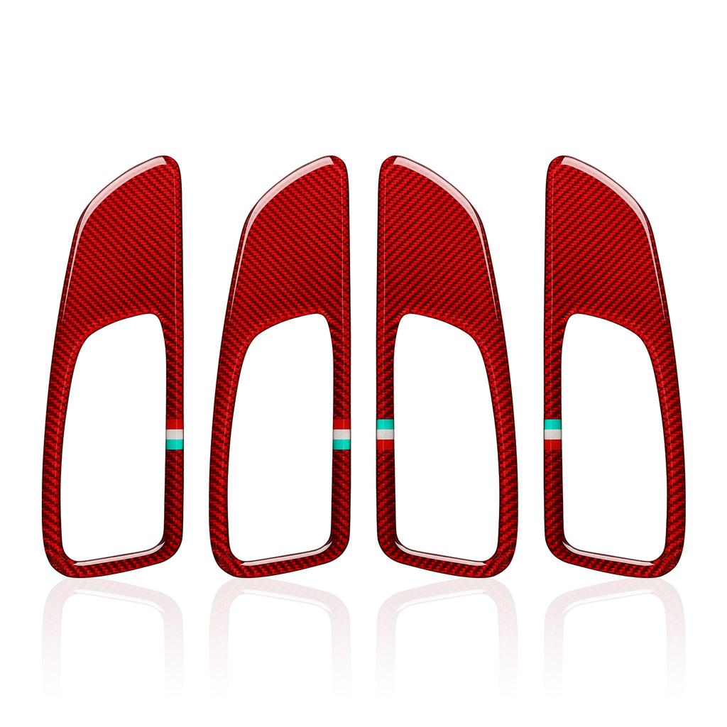 Наклейки на автомобиль, внутренняя дверная чаша, рама, украшение из углеродного волокна, интерьер для Alfa Romeo 159 Brera Spider, аксессуары