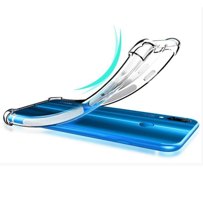 Coque Huawei P20 - Phonillico® - Silicone Souple Transparent - Protection Maximum - Anti Choc