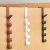 Traceless Door Hanger Hooks 5 Hooks Hanging Rack New Coat Hook  for Clothes Bag Caps Purse
