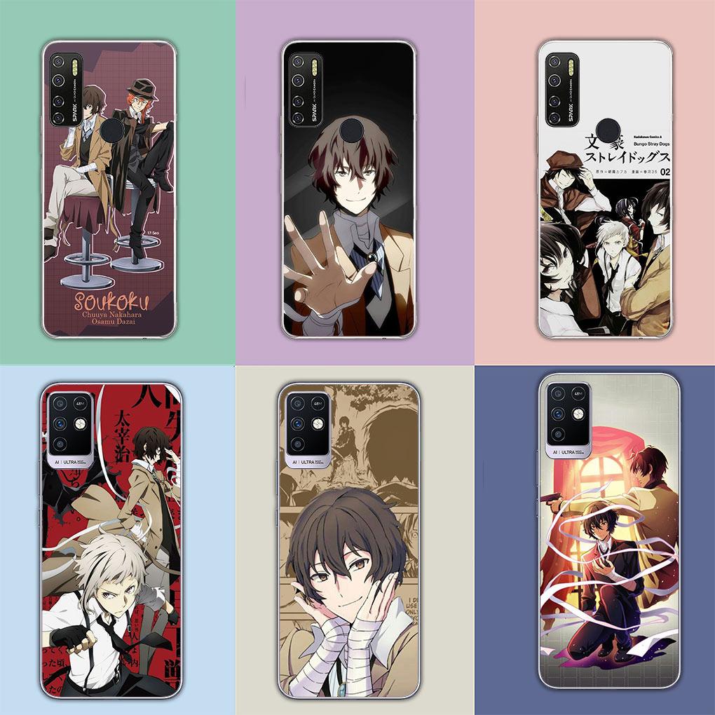 Мультяшная чехол-бампер для телефона Bungou Stray Dogs Аниме для Motorola Moto G13 G14 G53 G54 G62 G72 G82 G84 E13 E20 G42 G32 G23 G22 Мягкий чехол